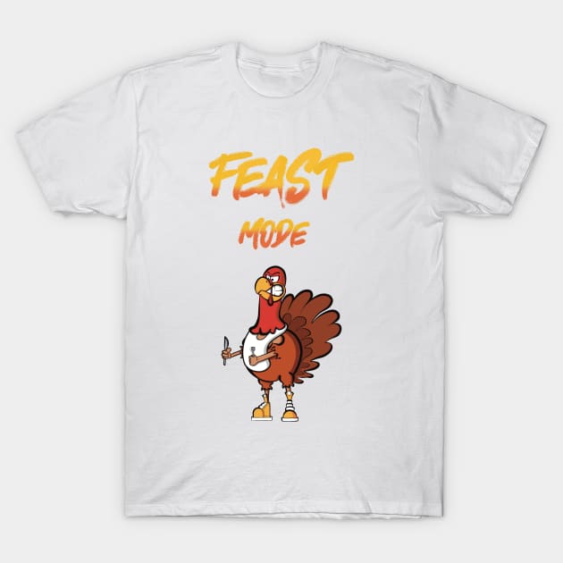 Turkey Feast T-Shirt by Art by Nabes